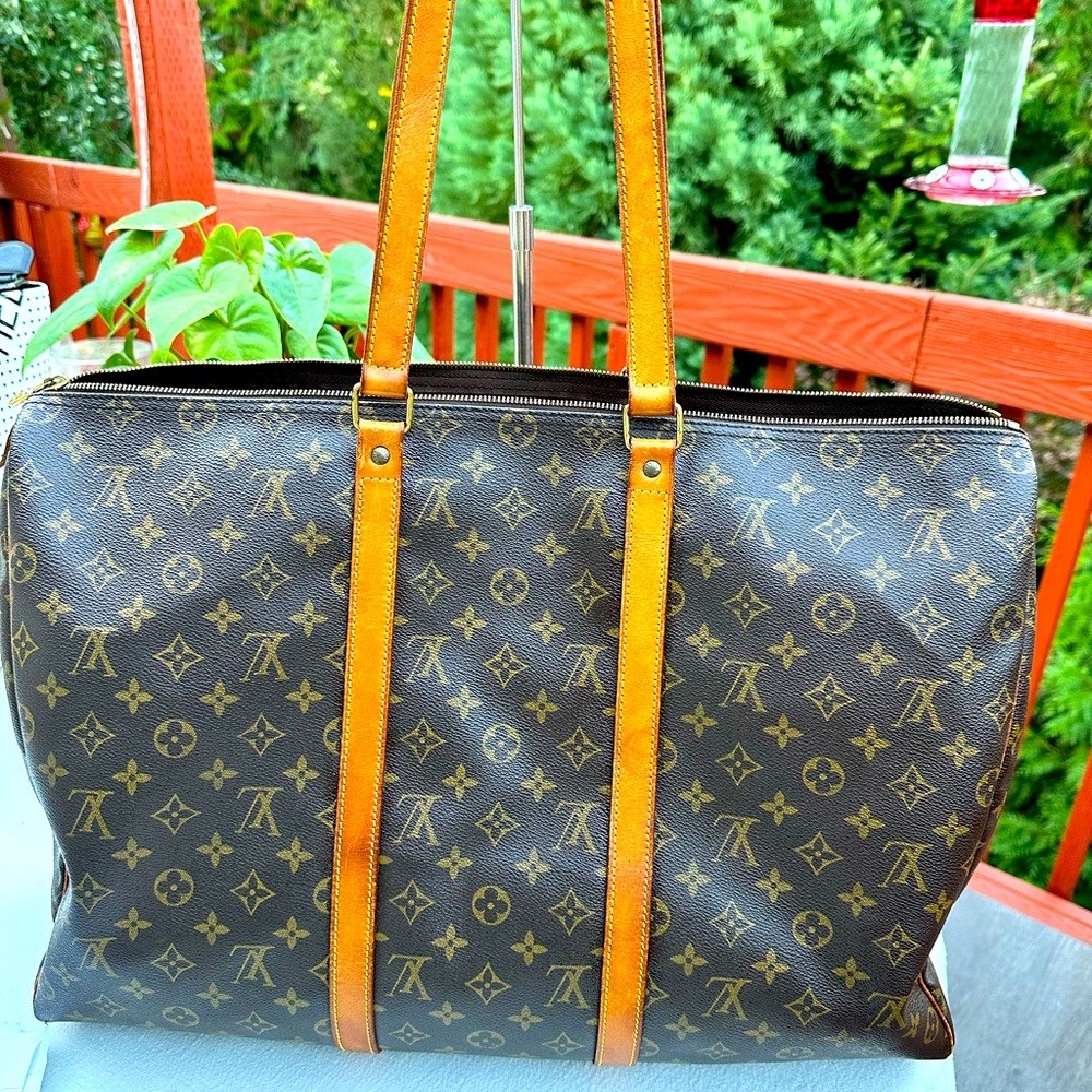 ❤️LOUIS VUITTON MONOGRAM SAC FLANNERIE 50 HANDBAG ❤️ - Picture 2 of 12